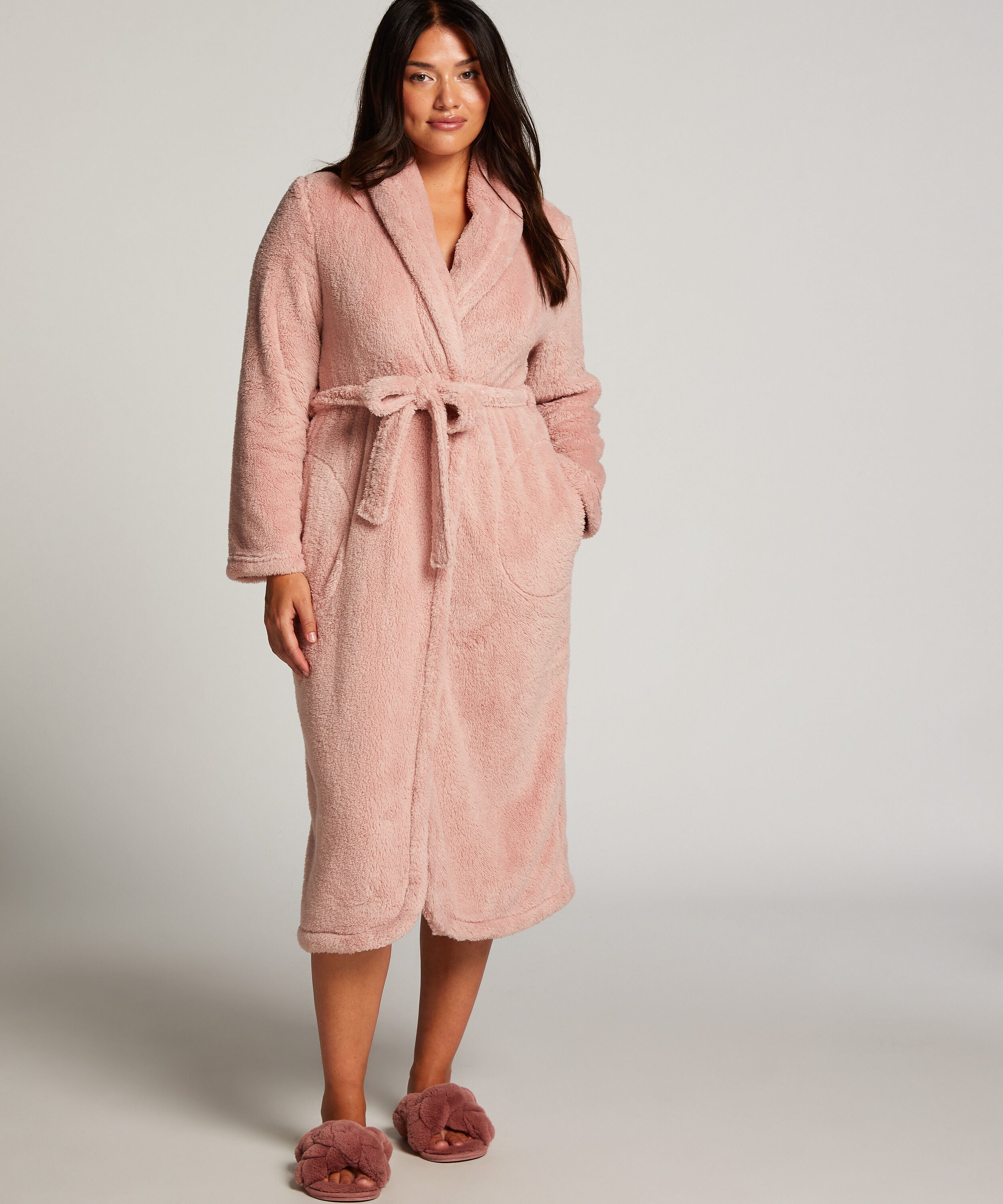 Badekåbe Fleece, Lyserød