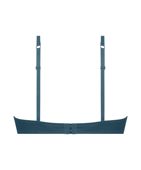 Formstøbt bøjle-bh Lace & Shine, Blå