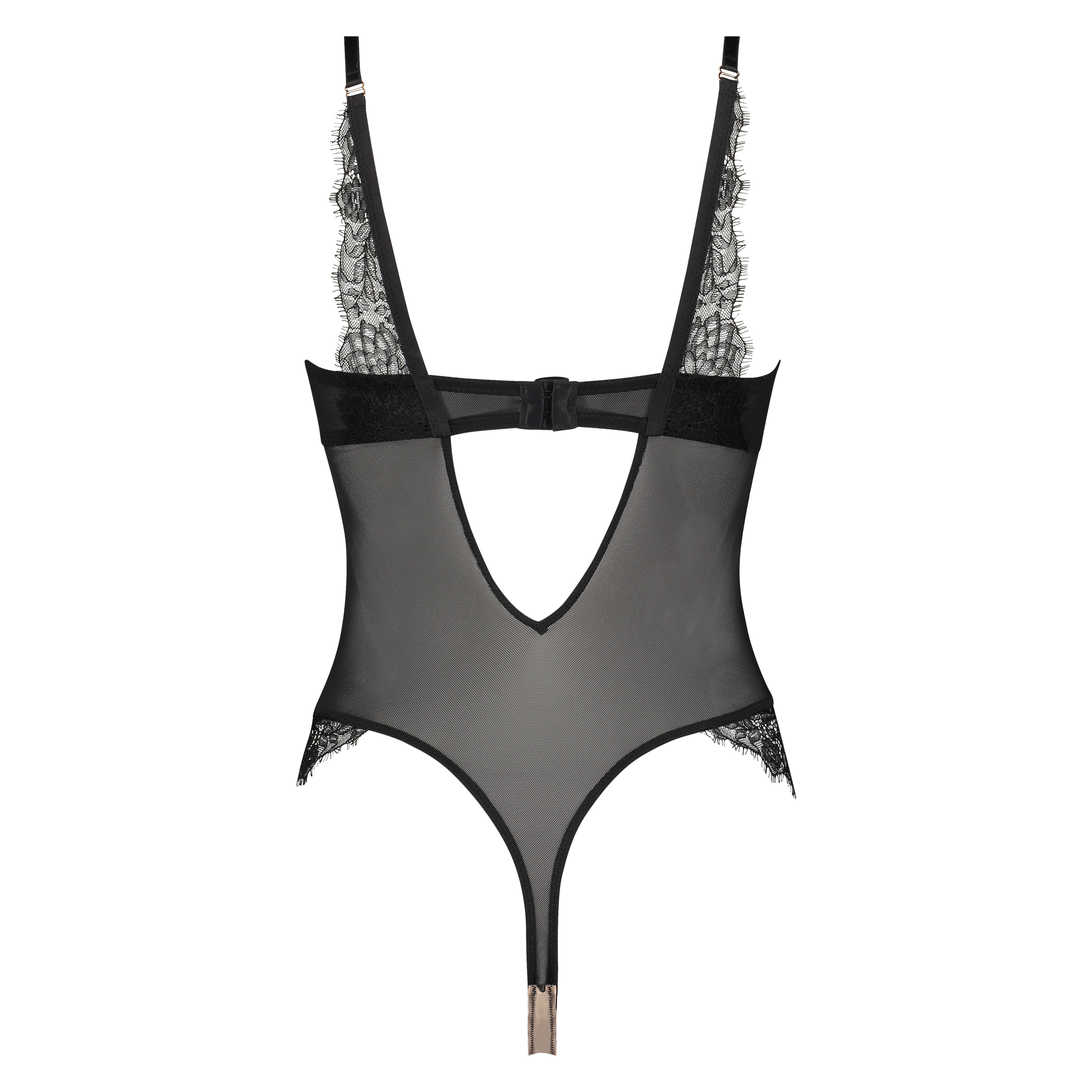 Body med formstøbt bøjle-bh Arianne, Sort, main