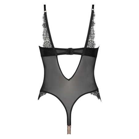 Body med formstøbt bøjle-bh Arianne, Sort