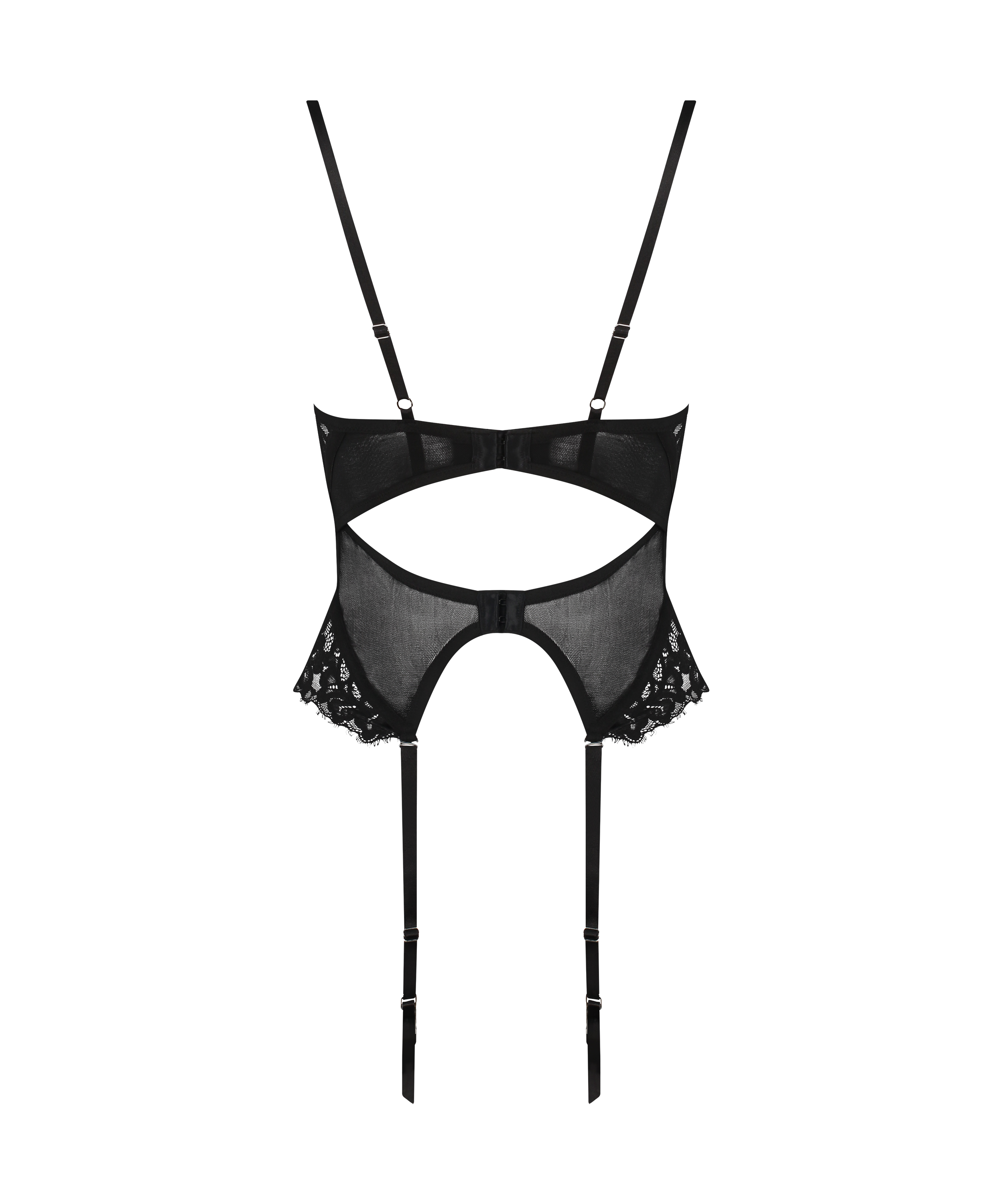 Bustier Isabella, Sort, main