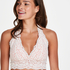 Formstøbt halterneck Bralette Marina, Hvid