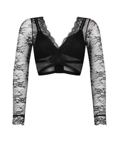 Bralette Molly, Sort