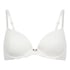 Pointelle formstøbt bøjle-bh, Hvid