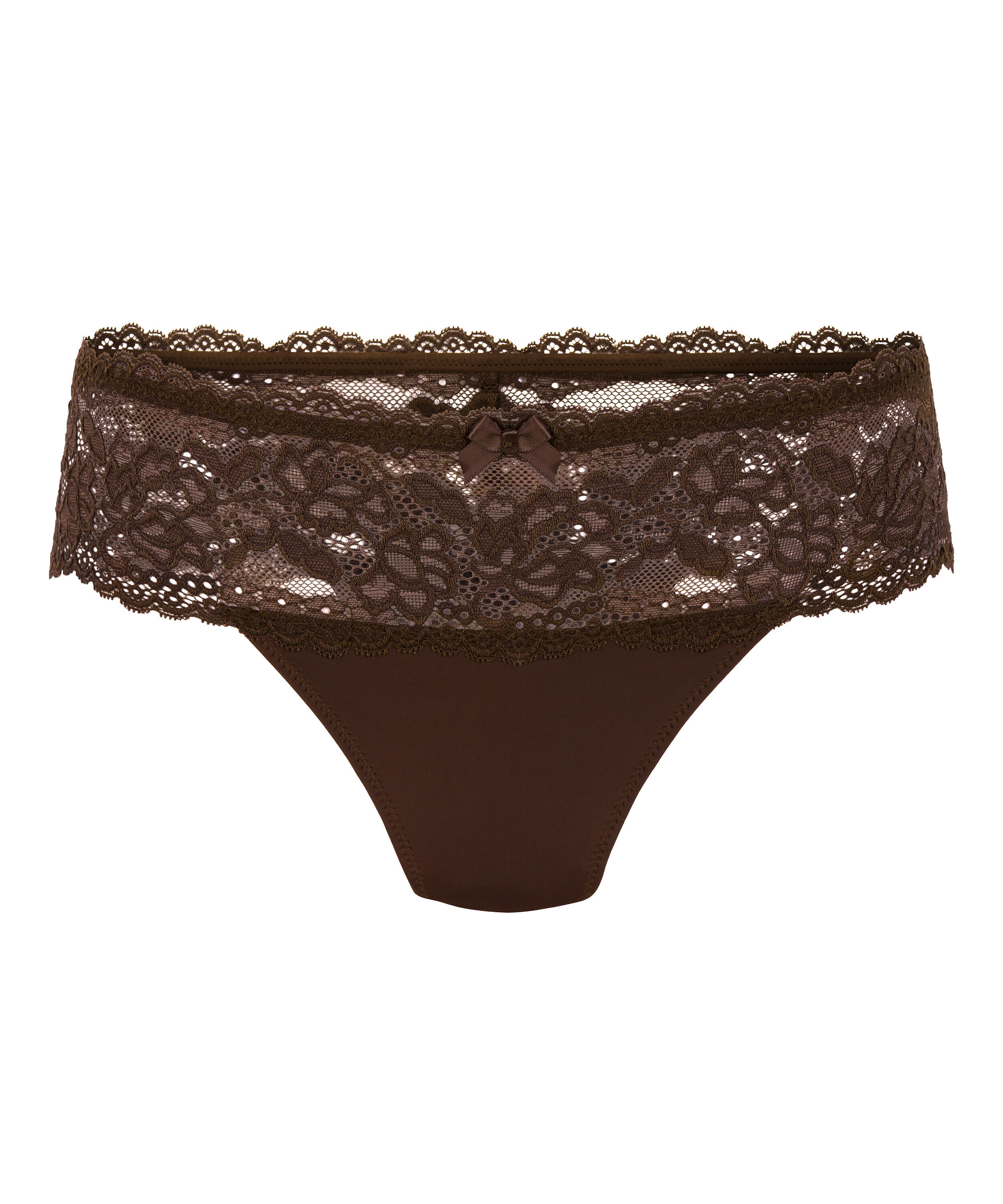 Florence Lace hipster g-streng, Brun