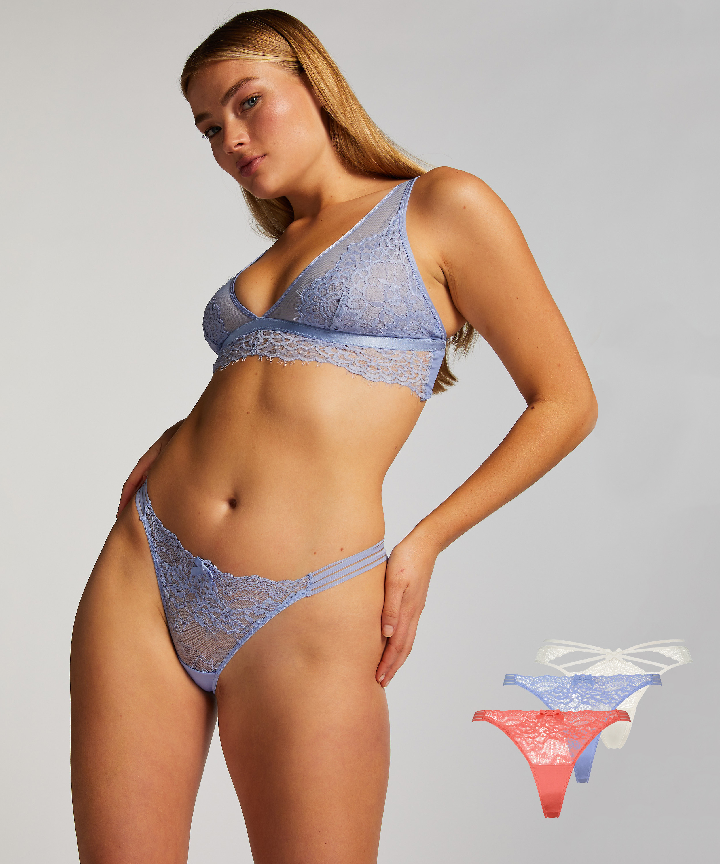 3-pak med g-strenge, pink, main