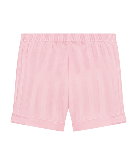 Pyjamasshorts Satin, Lyserød