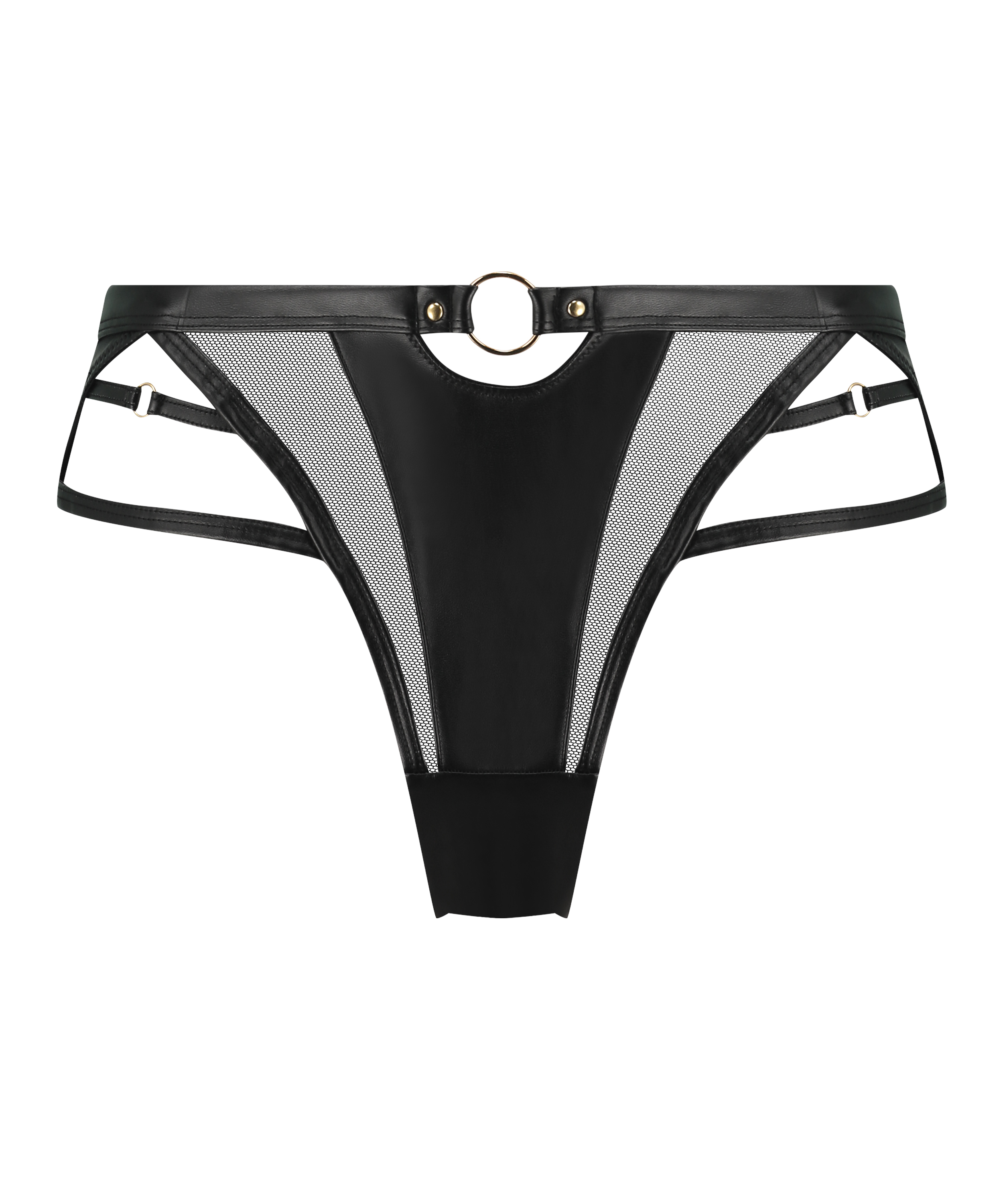 Faye brasiliansk trusse, sort, main