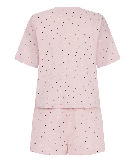 Pyjama Set Cotton Jersey Short, Lilla