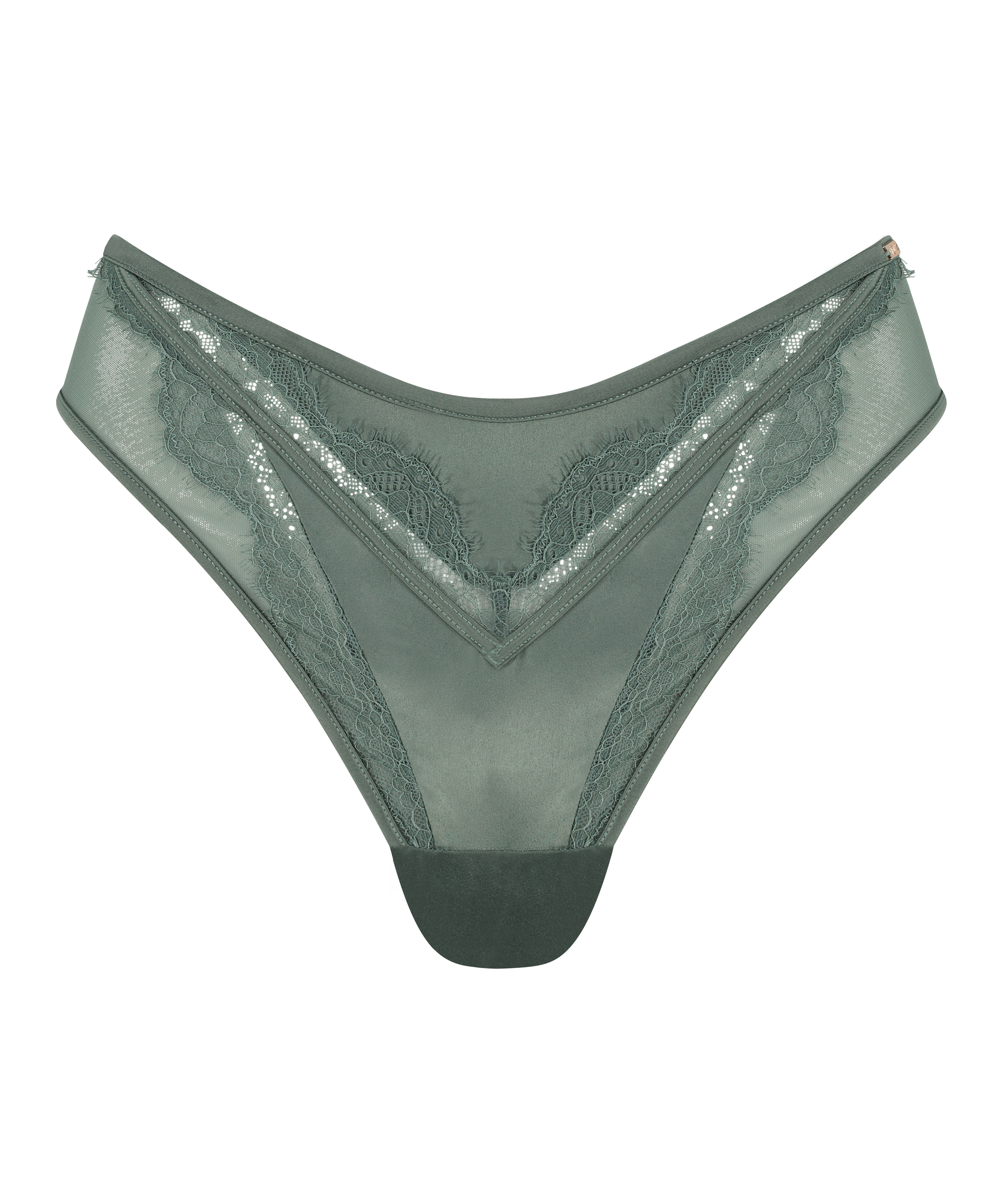 Brasiliansk trusse Nicole, gr&oslash;n, main