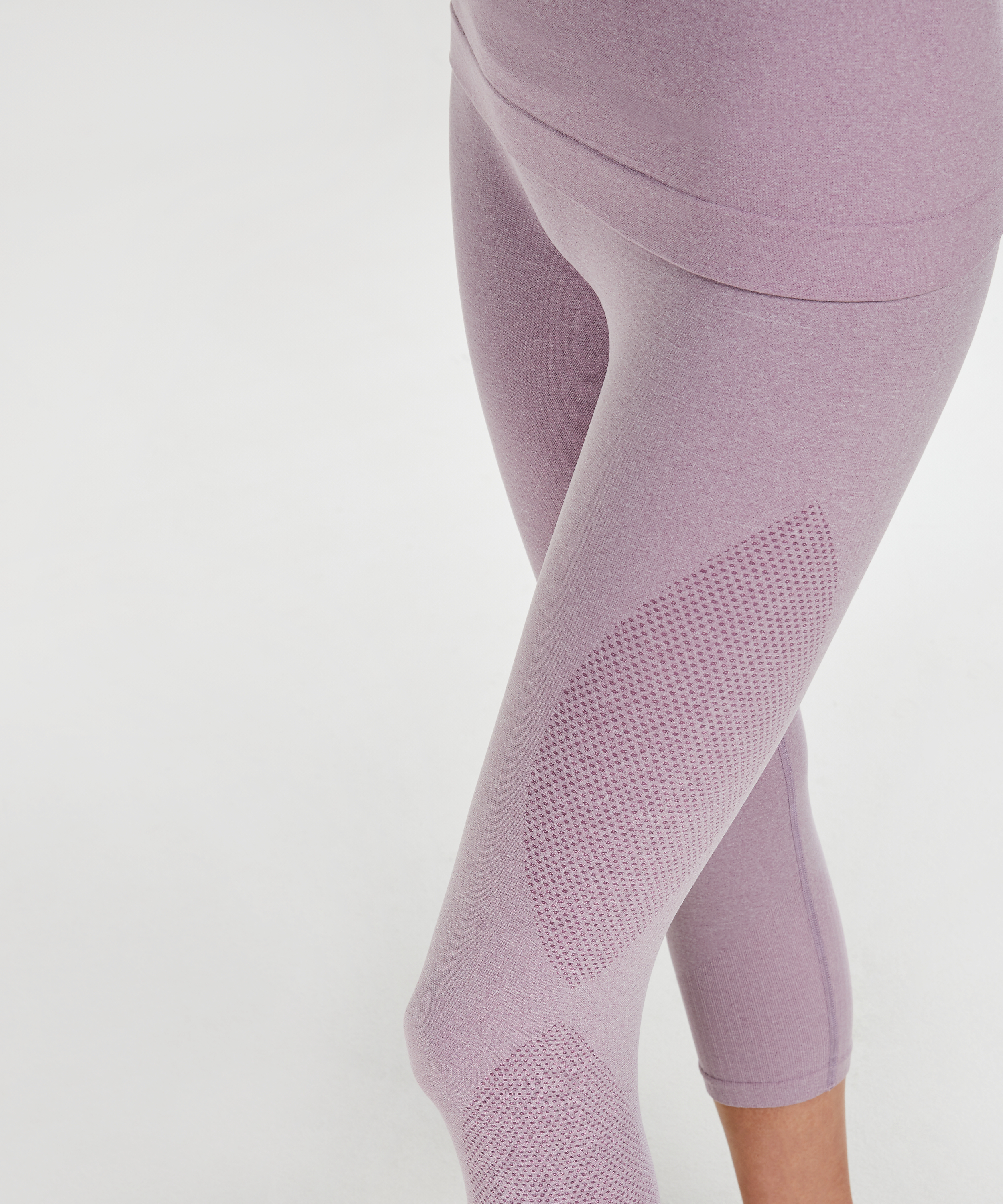 HKMX capri rundstrik, høj talje, lilla, main