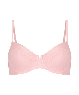 Ikke-formstøbt bikinitop med bøjle Texture, pink
