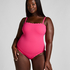 Badedragt Bandeau Scallop, pink