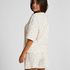 Pyjama Set Cotton Jersey Short, Hvid