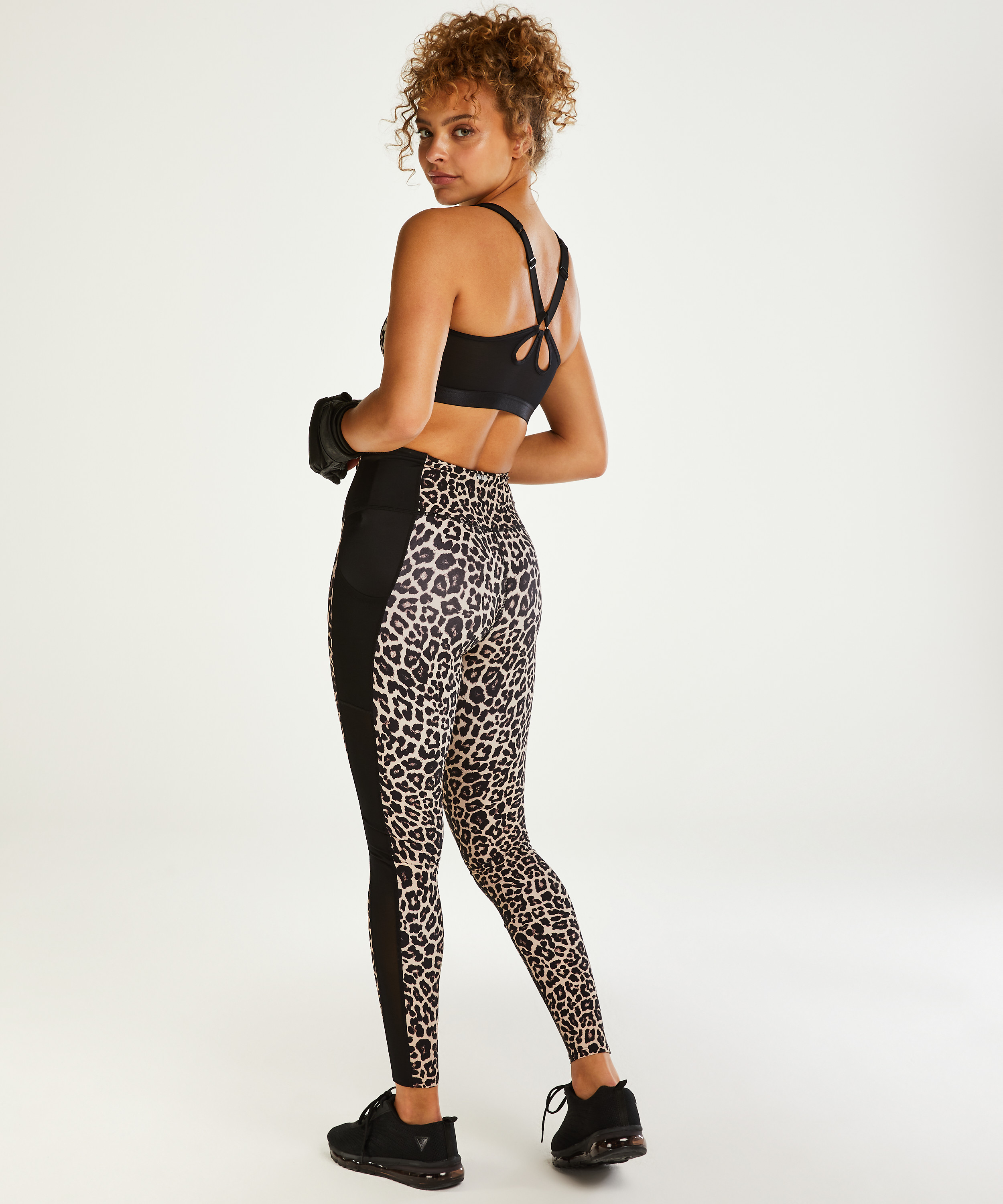 HKMX High Waisted Sportlegging, Gr&aring;, main