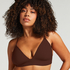 Smooth Triangle Bralette, Brun