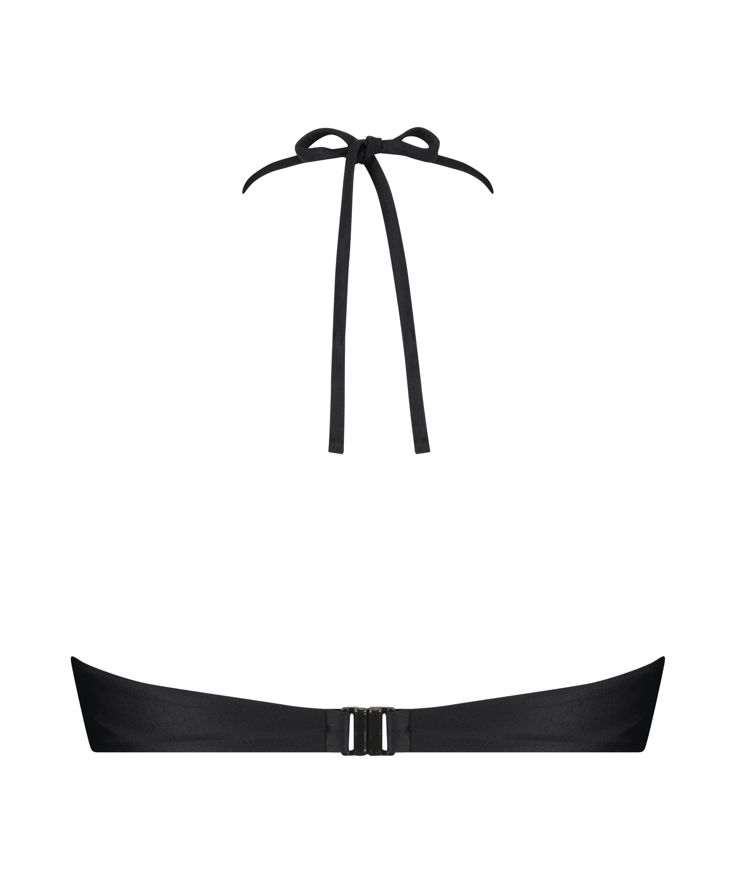 Formstøbt bikinitop med bøjle og uden stropper Cuba Rebecca Mir, sort, main