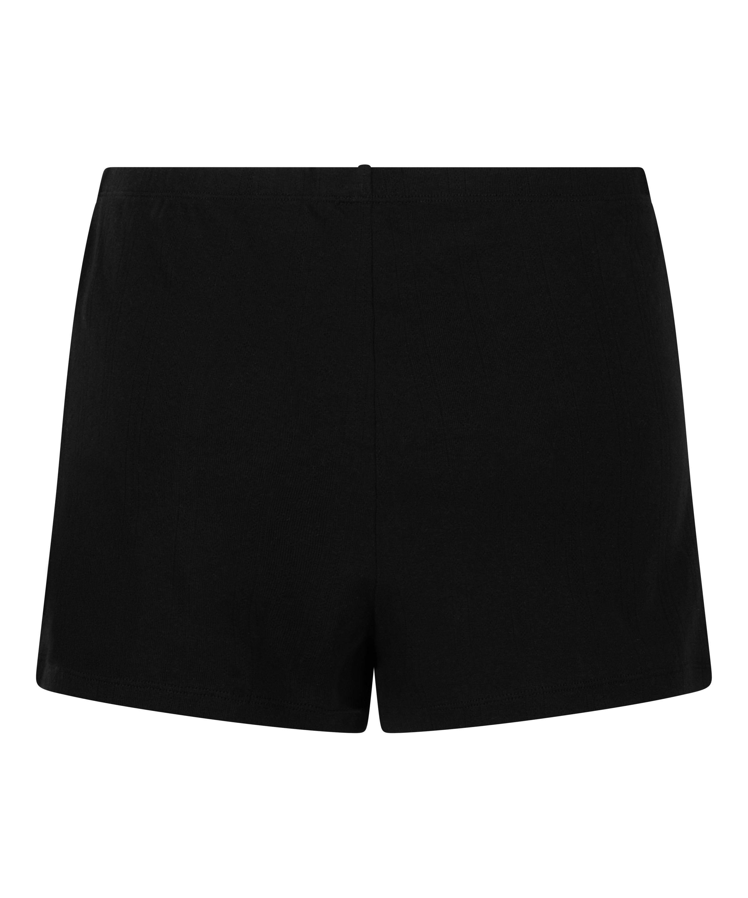 Pointelle shorts, Sort, main