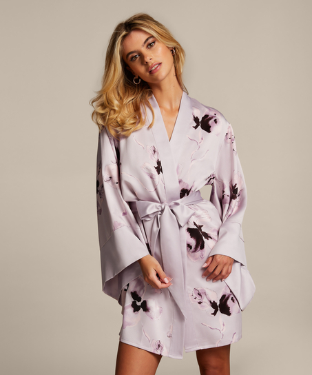 Satin kimono, Lilla