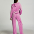 Petite Pyjamasbukser velour, Lyserød