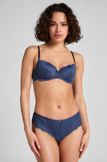 Hunkemöller Brasiliansk trusse Marine Blå