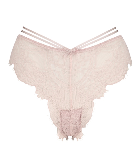 Brasiliansk trusse med høj udskæring Sian, lilla