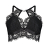 Olivia bralette Curvy, Sort