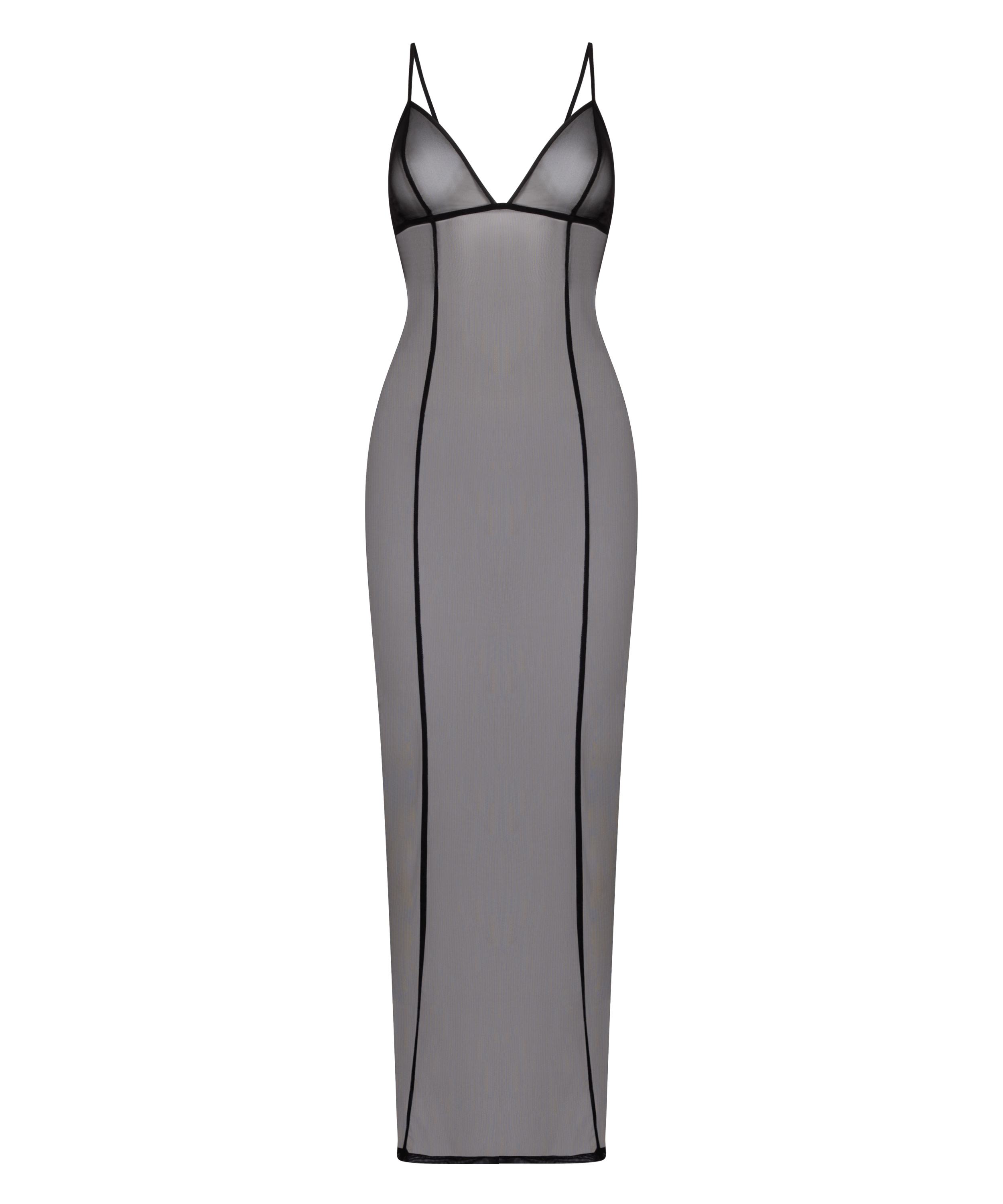 Slipkjole Maxime, Sort, main