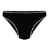 Kenya bikinititrusser med høj benudskæring, sort
