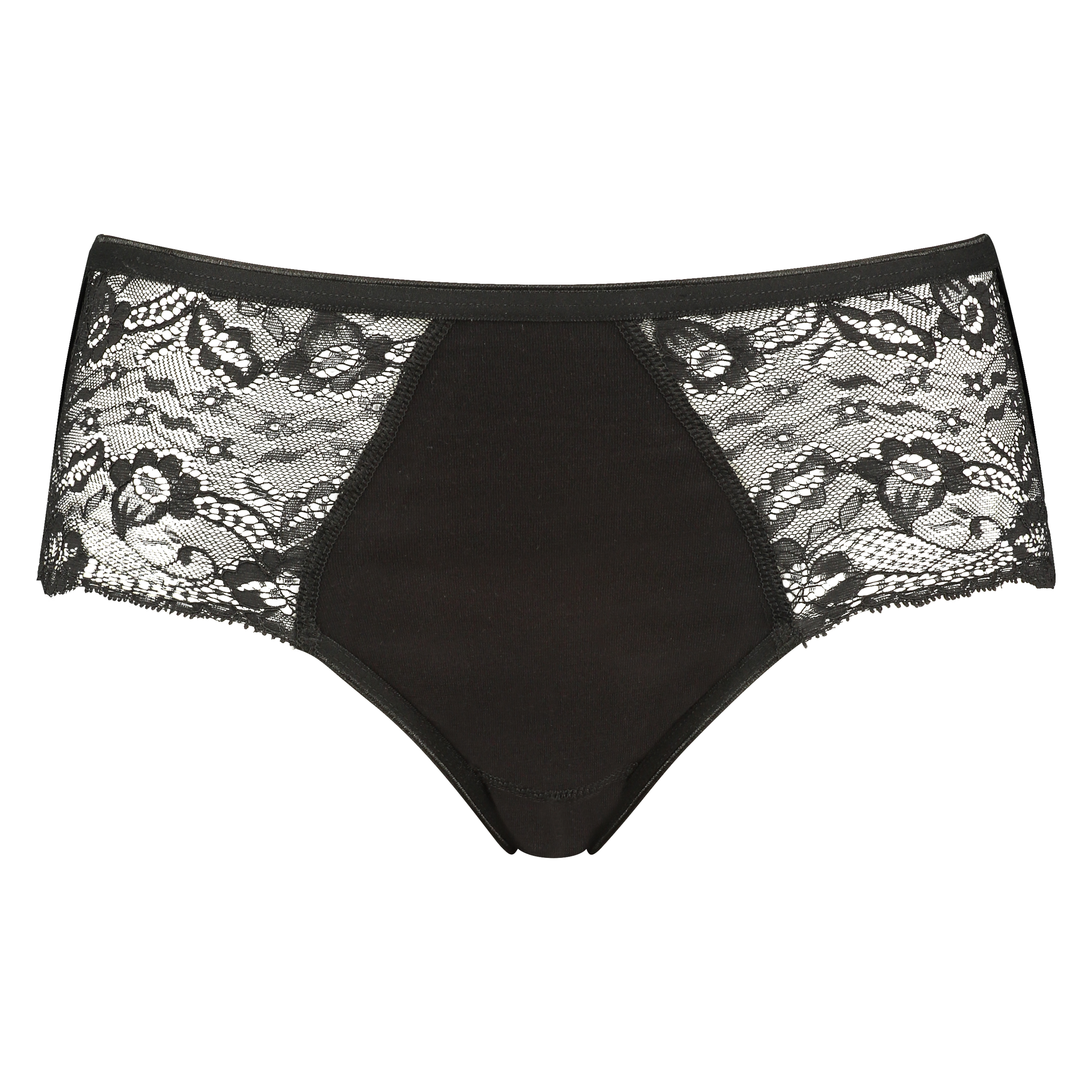 Superslip Lace Midi, sort, main