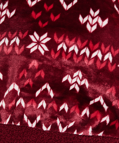 Fleece hunde-onesie, R&oslash;d