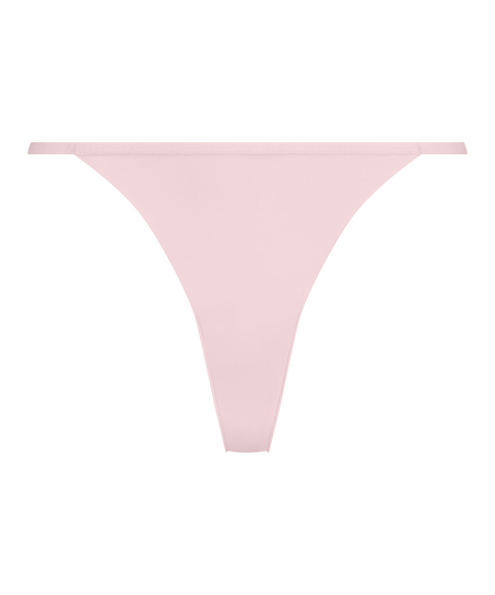 Stripe Mesh usynlig g-streng, pink