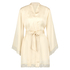 Kimono satin Meili, Beige