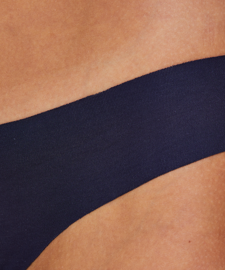 Invisible g-streng af bomuld, blå