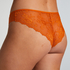 Usynlig brasiliansk trusse Lace Back, Orange