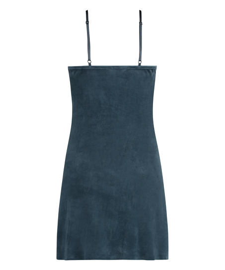 Natkjole Velour Musling Blonde, bl&aring;