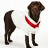 Fleece hunde-onesie, Hvid