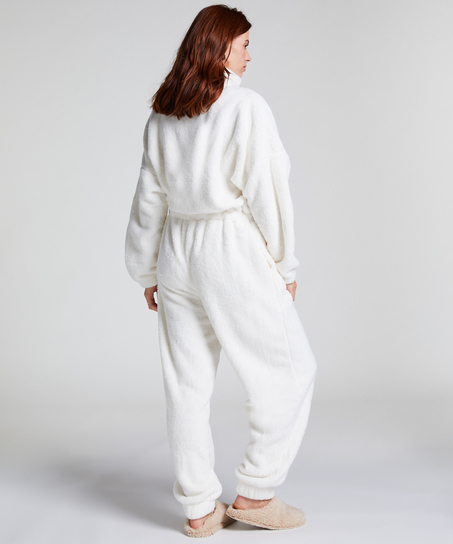 Onesie Fleece, Hvid