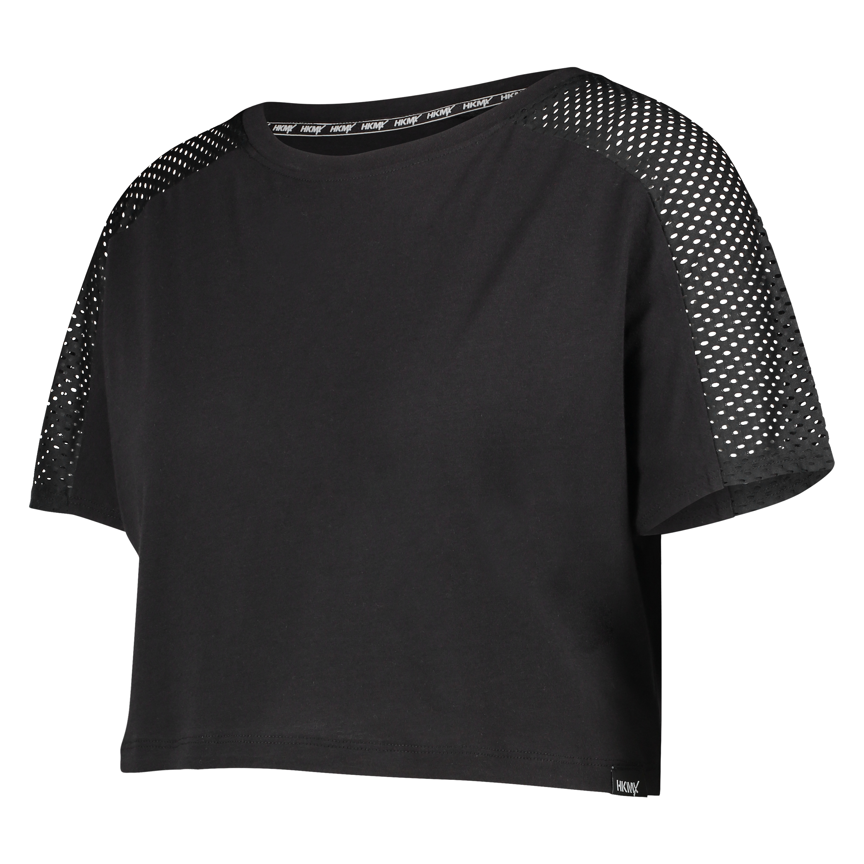 HKMX Crop Top Mesh, Sort, main