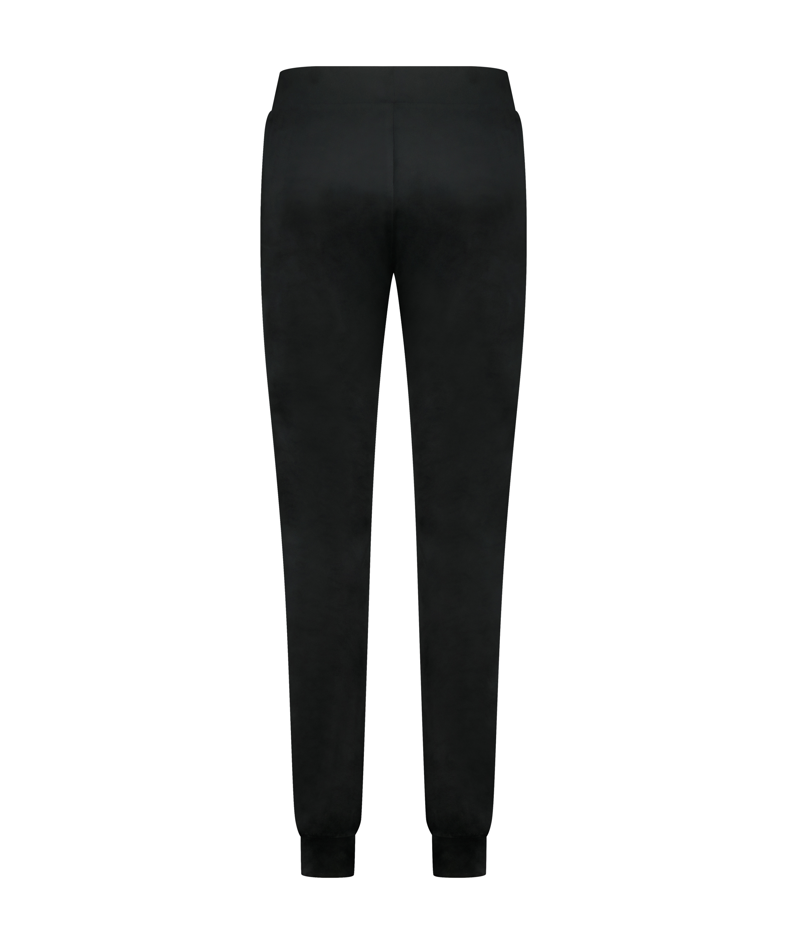 Tall Joggingbukser Velours, sort, main
