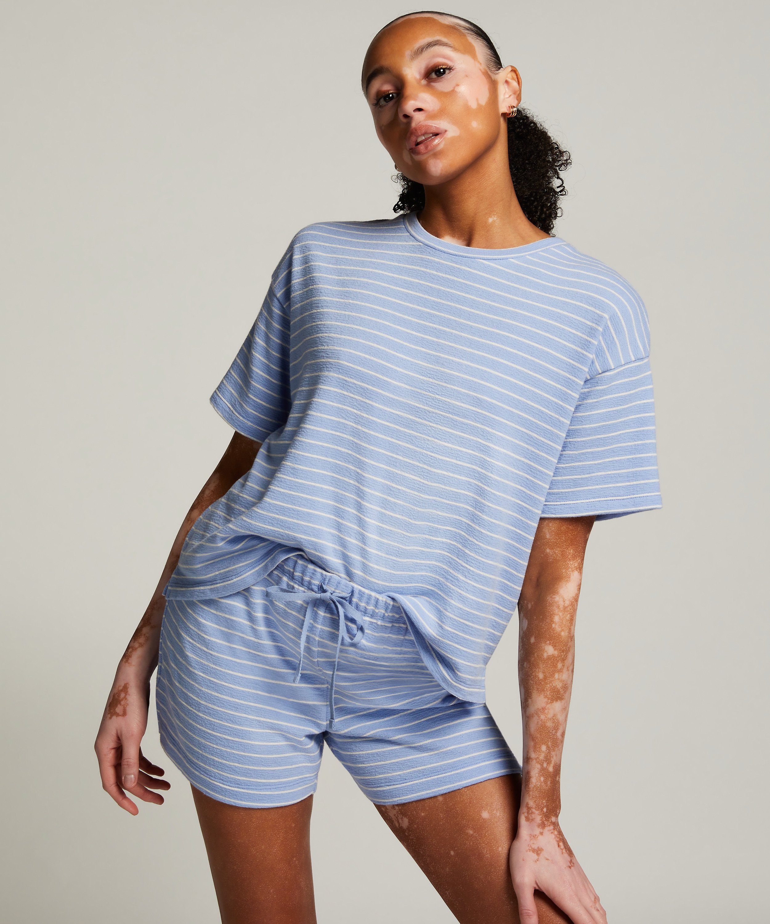 Shorts Cotton, Bl&aring;, main