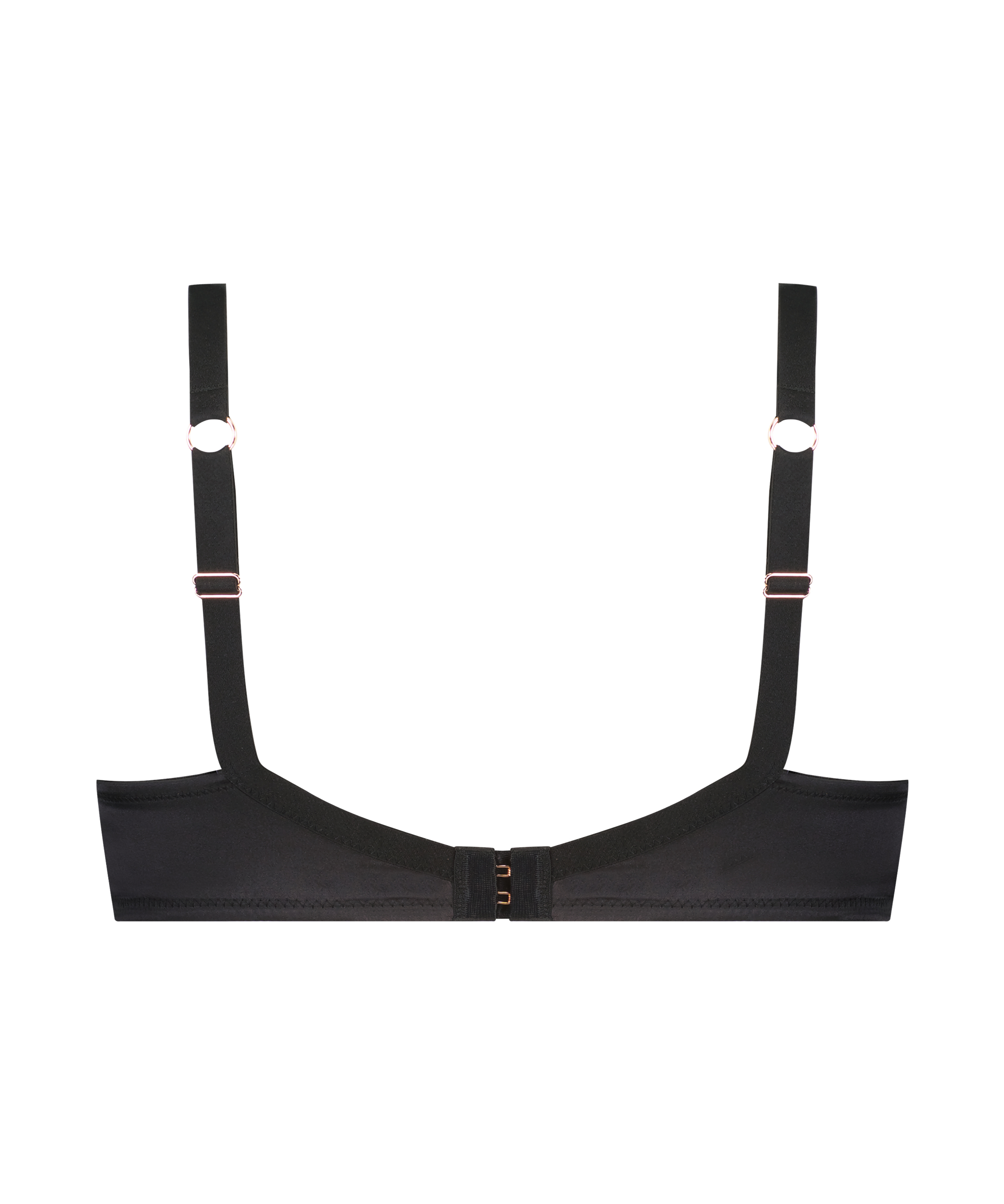 Ikke-formstøbt bøjle-bh Jacqueline, Sort, main