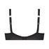 Ikke-formstøbt bøjle-bh Jacqueline, Sort