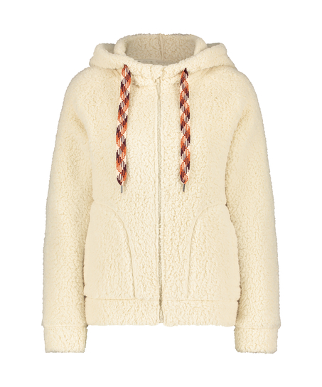 Vest Fleece, Beige