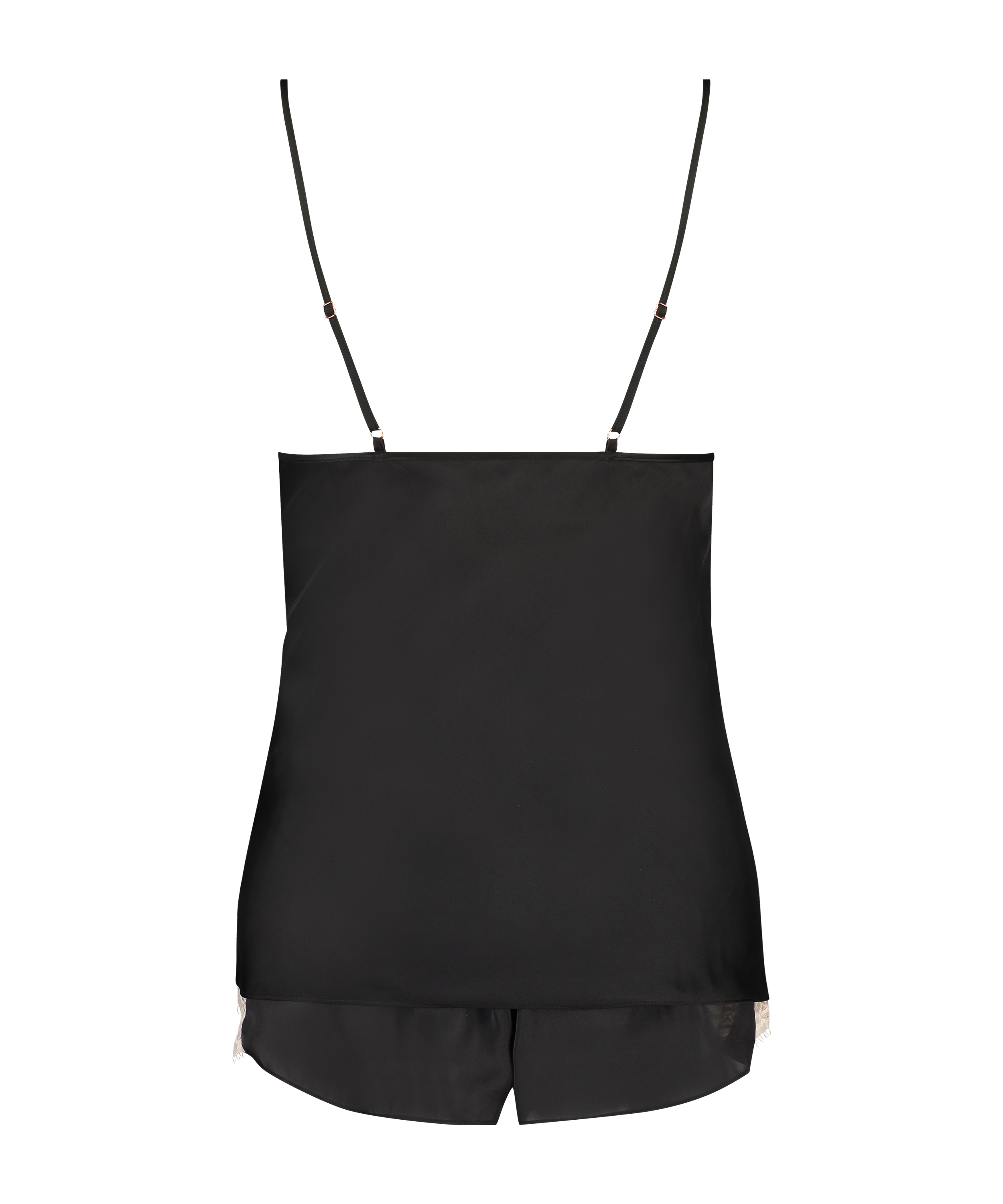 Pyjamassæt Satin, Sort, main