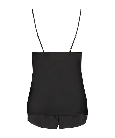 Pyjamassæt Satin, Sort