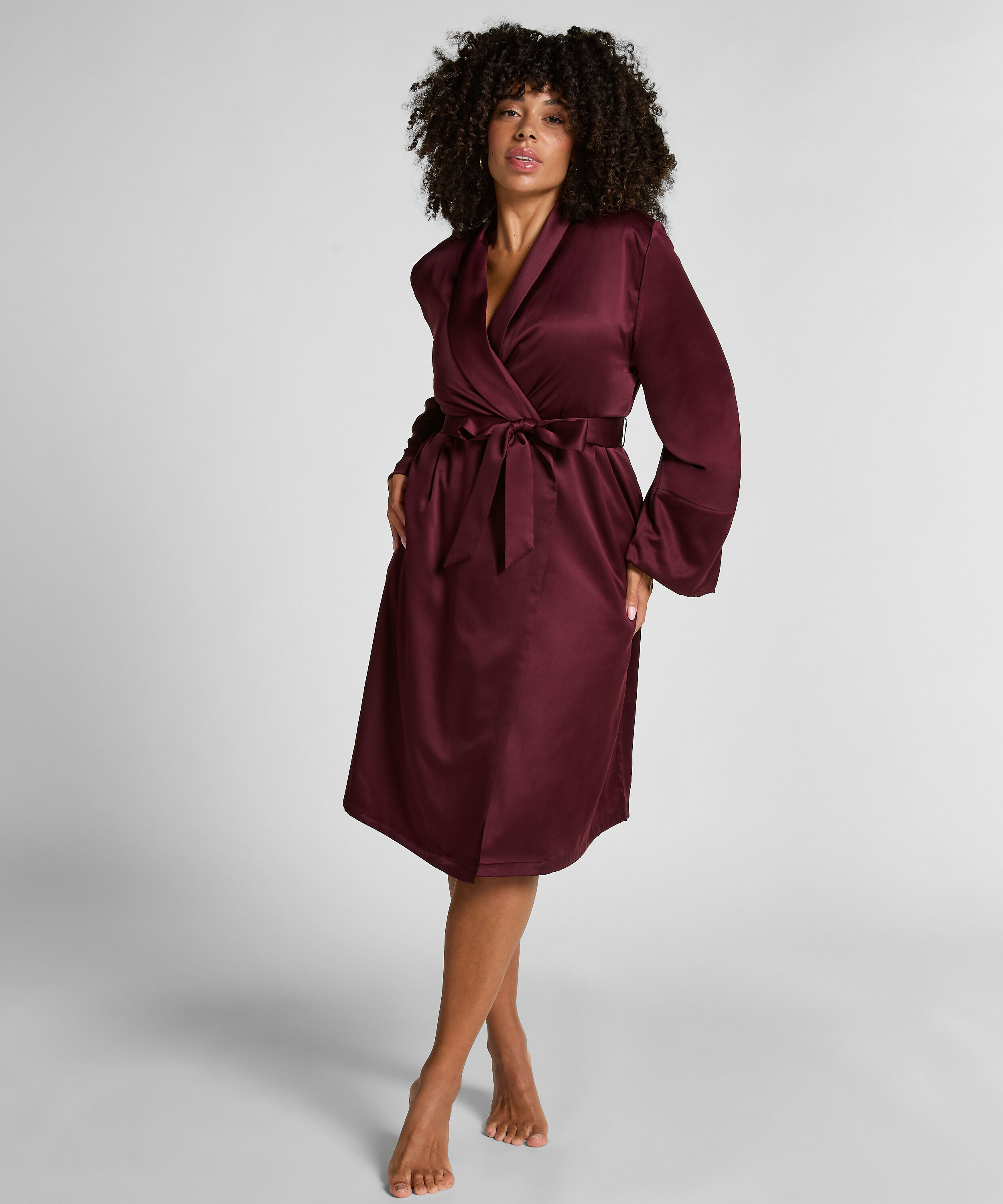 Badekåbe Satin Fleece, Lilla