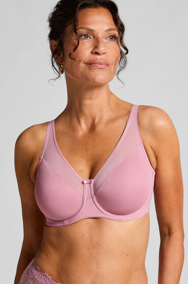 Hunkemöller Ikke-formstøbt minimizer bøjle-bh Nina pink