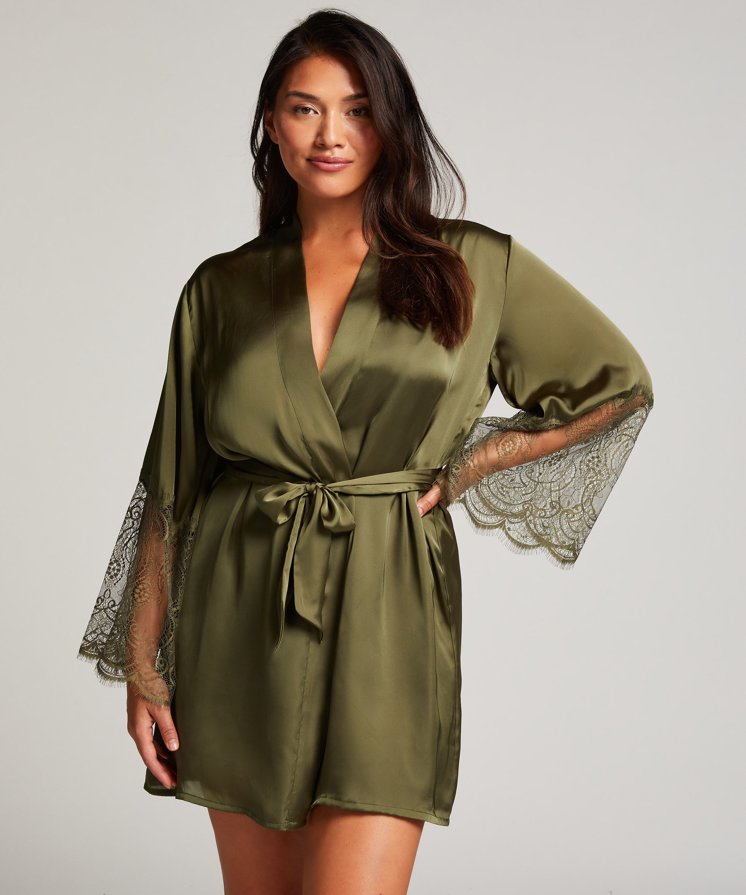 Kimono Satin, Gr&oslash;n