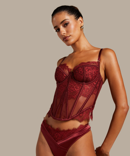 Bustier Zoe, Rød